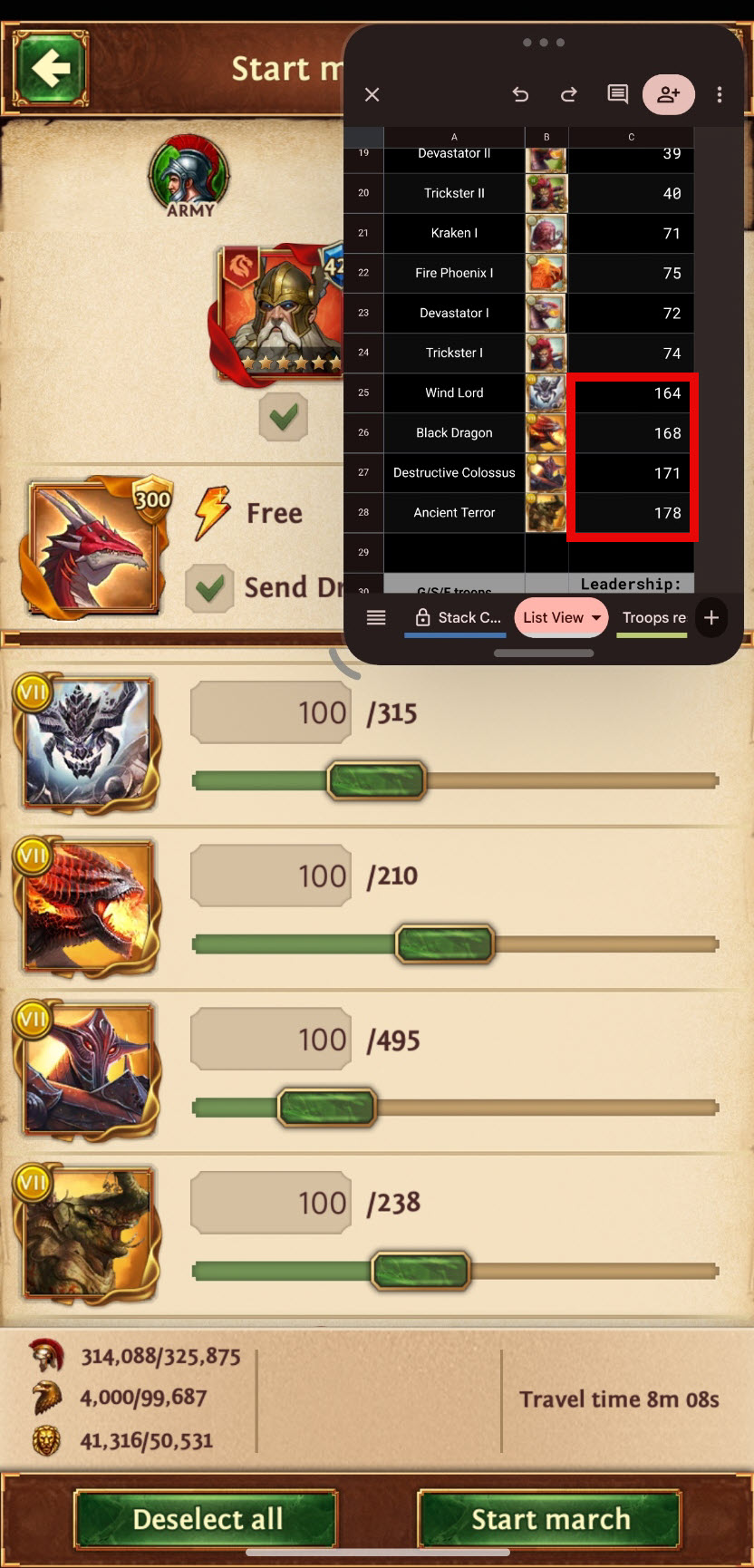 Monsters and Authority cap in Total Battle